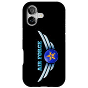US Air Force 3 Tough Cases For Apple iPhone (17, 16, 15, 14, 13, 12, 11, X, SE, 8, 7/ Air, Plus, Pro, Max, Mini, XR, XS), Print in USA