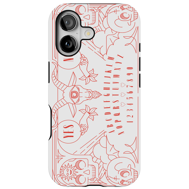 Ouija Board 2 Tough Cases For Apple iPhone (17, 16, 15, 14, 13, 12, 11, X, SE, 8, 7/ Air, Plus, Pro, Max, Mini, XR, XS), Print in USA