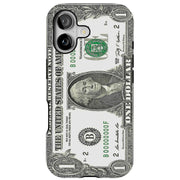 One Dollar Bill Tough Cases For Apple iPhone (17, 16, 15, 14, 13, 12, 11, X, SE, 8, 7/ Air, Plus, Pro, Max, Mini, XR, XS), Print in USA