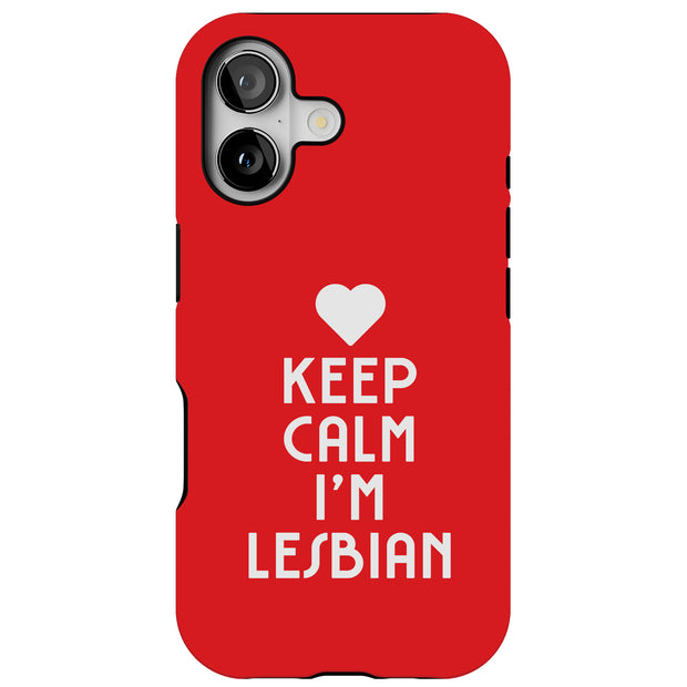Keep Calm LGBT Tough Cases For Apple iPhone (17, 16, 15, 14, 13, 12, 11, X, SE, 8, 7/ Air, Plus, Pro, Max, Mini, XR, XS), Print in USA