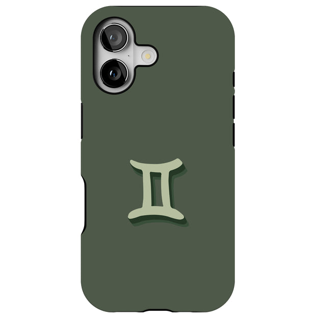 Gemini Sign Tough Cases For Apple iPhone (17, 16, 15, 14, 13, 12, 11, X, SE, 8, 7/ Air, Plus, Pro, Max, Mini, XR, XS), Print in USA