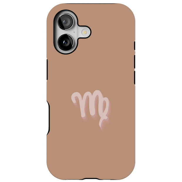 Virgo Sign Tough Cases For Apple iPhone (17, 16, 15, 14, 13, 12, 11, X, SE, 8, 7/ Air, Plus, Pro, Max, Mini, XR, XS), Print in USA