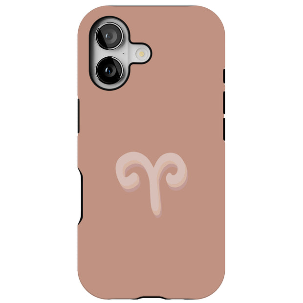 Aries Zodiac Tough Cases For Apple iPhone (17, 16, 15, 14, 13, 12, 11, X, SE, 8, 7/ Air, Plus, Pro, Max, Mini, XR, XS), Print in USA