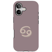 Cancer Zodiac Tough Cases For Apple iPhone (17, 16, 15, 14, 13, 12, 11, X, SE, 8, 7/ Air, Plus, Pro, Max, Mini, XR, XS), Print in USA