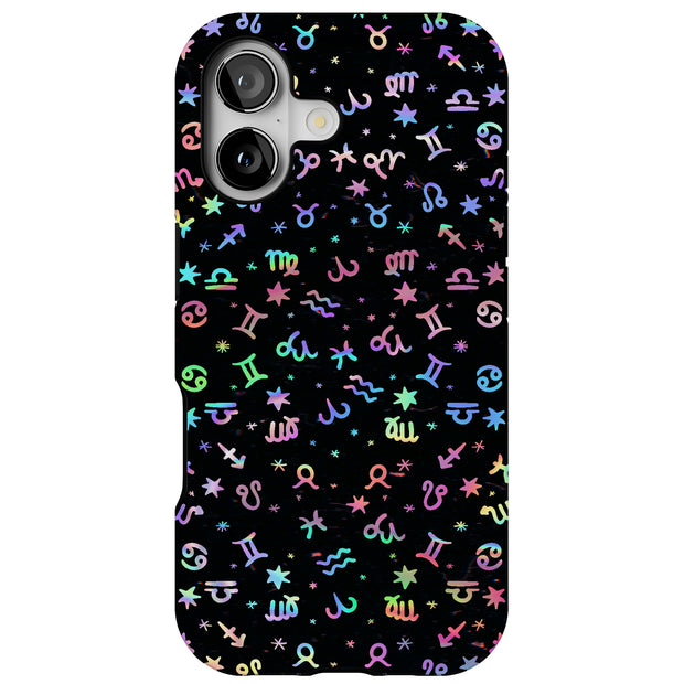 Astrology Signs Tough Cases For Apple iPhone (17, 16, 15, 14, 13, 12, 11, X, SE, 8, 7/ Air, Plus, Pro, Max, Mini, XR, XS), Print in USA