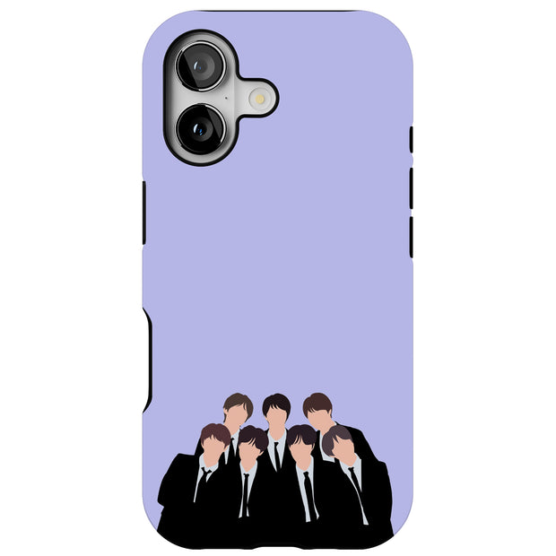 BTS KPOP 11 Tough Cases For Apple iPhone (17, 16, 15, 14, 13, 12, 11, X, SE, 8, 7/ Air, Plus, Pro, Max, Mini, XR, XS), Print in USA