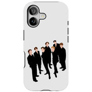 BTS Bangtan 12 Tough Cases For Apple iPhone (17, 16, 15, 14, 13, 12, 11, X, SE, 8, 7/ Air, Plus, Pro, Max, Mini, XR, XS), Print in USA