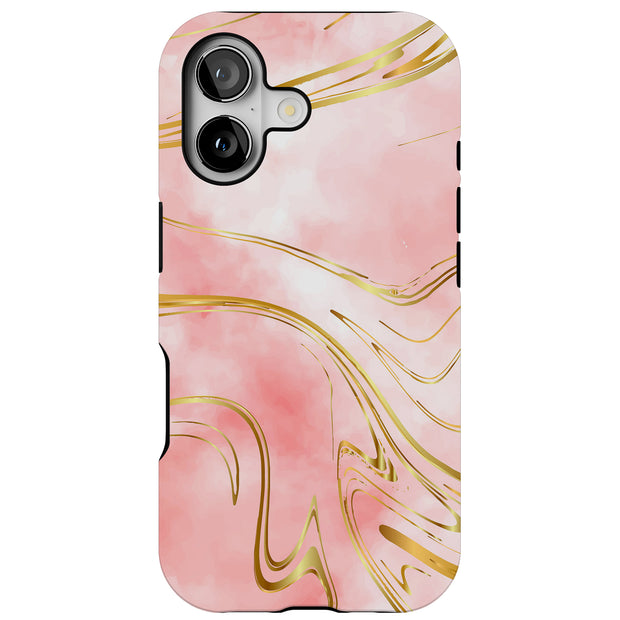 Opal Marble 5 Tough Cases For Apple iPhone (17, 16, 15, 14, 13, 12, 11, X, SE, 8, 7/ Air, Plus, Pro, Max, Mini, XR, XS), Print in USA