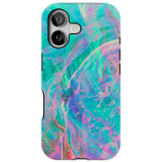 Opal Marble 6 Tough Cases For Apple iPhone (17, 16, 15, 14, 13, 12, 11, X, SE, 8, 7/ Air, Plus, Pro, Max, Mini, XR, XS), Print in USA