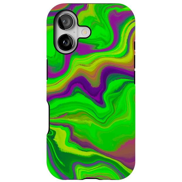 Opal Marble 9 Tough Cases For Apple iPhone (17, 16, 15, 14, 13, 12, 11, X, SE, 8, 7/ Air, Plus, Pro, Max, Mini, XR, XS), Print in USA