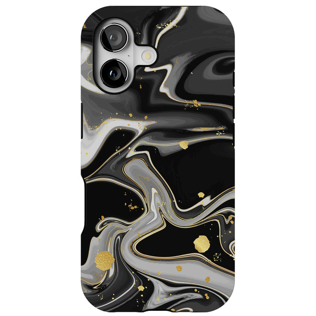 Opal Marble 14 Tough Cases For Apple iPhone (17, 16, 15, 14, 13, 12, 11, X, SE, 8, 7/ Air, Plus, Pro, Max, Mini, XR, XS), Print in USA