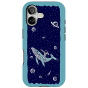 Space Whale 5 Tough Cases For Apple iPhone (17, 16, 15, 14, 13, 12, 11, X, SE, 8, 7/ Air, Plus, Pro, Max, Mini, XR, XS), Print in USA