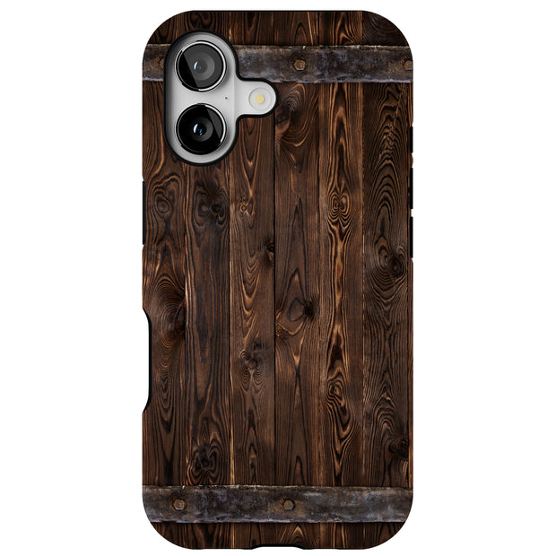 Wood 6 Tough Cases For Apple iPhone (17, 16, 15, 14, 13, 12, 11, X, SE, 8, 7/ Air, Plus, Pro, Max, Mini, XR, XS), Print in USA