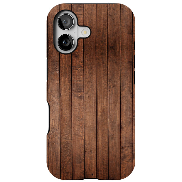 Wood 7 Tough Cases For Apple iPhone (17, 16, 15, 14, 13, 12, 11, X, SE, 8, 7/ Air, Plus, Pro, Max, Mini, XR, XS), Print in USA