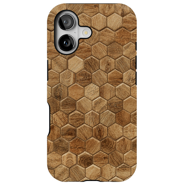 Wood 8 Tough Cases For Apple iPhone (17, 16, 15, 14, 13, 12, 11, X, SE, 8, 7/ Air, Plus, Pro, Max, Mini, XR, XS), Print in USA