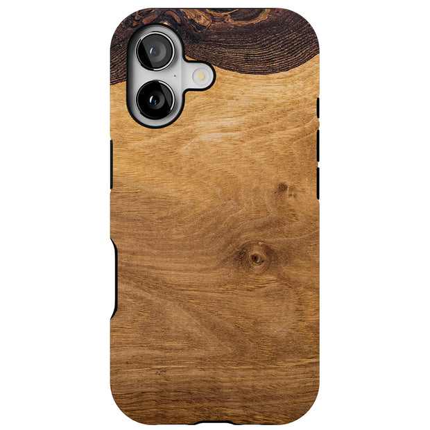 Wood 9 Tough Cases For Apple iPhone (17, 16, 15, 14, 13, 12, 11, X, SE, 8, 7/ Air, Plus, Pro, Max, Mini, XR, XS), Print in USA