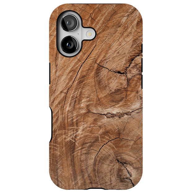 Wood 18 Tough Cases For Apple iPhone (17, 16, 15, 14, 13, 12, 11, X, SE, 8, 7/ Air, Plus, Pro, Max, Mini, XR, XS), Print in USA