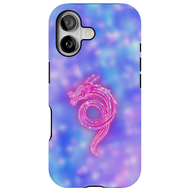 Shining Dragon Tough Cases For Apple iPhone (17, 16, 15, 14, 13, 12, 11, X, SE, 8, 7/ Air, Plus, Pro, Max, Mini, XR, XS), Print in USA