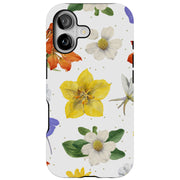 Flower Design 2 Tough Cases For Apple iPhone (17, 16, 15, 14, 13, 12, 11, X, SE, 8, 7/ Air, Plus, Pro, Max, Mini, XR, XS), Print in USA