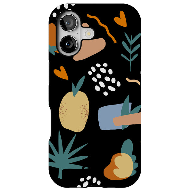 Flower Design 3 Tough Cases For Apple iPhone (17, 16, 15, 14, 13, 12, 11, X, SE, 8, 7/ Air, Plus, Pro, Max, Mini, XR, XS), Print in USA