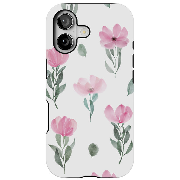 Elegant flower Tough Cases For Apple iPhone (17, 16, 15, 14, 13, 12, 11, X, SE, 8, 7/ Air, Plus, Pro, Max, Mini, XR, XS), Print in USA