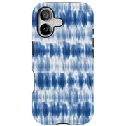 Blue Watercolor Tough Cases For Apple iPhone (17, 16, 15, 14, 13, 12, 11, X, SE, 8, 7/ Air, Plus, Pro, Max, Mini, XR, XS), Print in USA