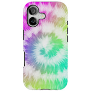 Tie Dye Art 1 Tough Cases For Apple iPhone (17, 16, 15, 14, 13, 12, 11, X, SE, 8, 7/ Air, Plus, Pro, Max, Mini, XR, XS), Print in USA