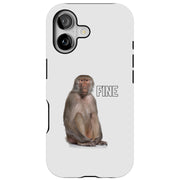 Meme Monkey 3 Tough Cases For Apple iPhone (17, 16, 15, 14, 13, 12, 11, X, SE, 8, 7/ Air, Plus, Pro, Max, Mini, XR, XS), Print in USA