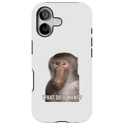 Meme Monkey 4 Tough Cases For Apple iPhone (17, 16, 15, 14, 13, 12, 11, X, SE, 8, 7/ Air, Plus, Pro, Max, Mini, XR, XS), Print in USA