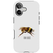 US BEE Meme Tough Cases For Apple iPhone (17, 16, 15, 14, 13, 12, 11, X, SE, 8, 7/ Air, Plus, Pro, Max, Mini, XR, XS), Print in USA