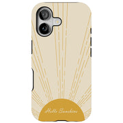 Hello Sunshine Tough Cases For Apple iPhone (17, 16, 15, 14, 13, 12, 11, X, SE, 8, 7/ Air, Plus, Pro, Max, Mini, XR, XS), Print in USA