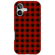 Classic Plaid Tough Cases For Apple iPhone (17, 16, 15, 14, 13, 12, 11, X, SE, 8, 7/ Air, Plus, Pro, Max, Mini, XR, XS), Print in USA
