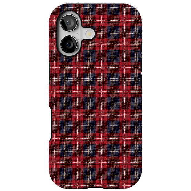 Classic Plaid 1 Tough Cases For Apple iPhone (17, 16, 15, 14, 13, 12, 11, X, SE, 8, 7/ Air, Plus, Pro, Max, Mini, XR, XS), Print in USA