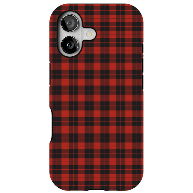 Classic Plaid 2 Tough Cases For Apple iPhone (17, 16, 15, 14, 13, 12, 11, X, SE, 8, 7/ Air, Plus, Pro, Max, Mini, XR, XS), Print in USA