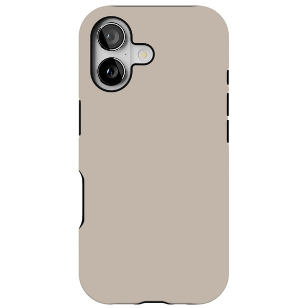 Pastel Gray Tough Cases For Apple iPhone (17, 16, 15, 14, 13, 12, 11, X, SE, 8, 7/ Air, Plus, Pro, Max, Mini, XR, XS), Print in USA