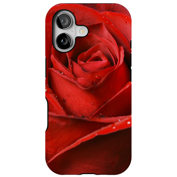 Beautiful Rose Tough Cases For Apple iPhone (17, 16, 15, 14, 13, 12, 11, X, SE, 8, 7/ Air, Plus, Pro, Max, Mini, XR, XS), Print in USA