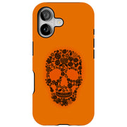 Skull Flower Tough Cases For Apple iPhone (17, 16, 15, 14, 13, 12, 11, X, SE, 8, 7/ Air, Plus, Pro, Max, Mini, XR, XS), Print in USA