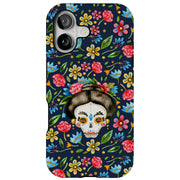 Skull Floral Tough Cases For Apple iPhone (17, 16, 15, 14, 13, 12, 11, X, SE, 8, 7/ Air, Plus, Pro, Max, Mini, XR, XS), Print in USA