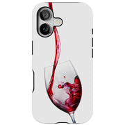 Pouring Wine Tough Cases For Apple iPhone (17, 16, 15, 14, 13, 12, 11, X, SE, 8, 7/ Air, Plus, Pro, Max, Mini, XR, XS), Print in USA