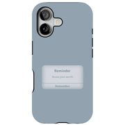 Reminder Box 2 Tough Cases For Apple iPhone (17, 16, 15, 14, 13, 12, 11, X, SE, 8, 7/ Air, Plus, Pro, Max, Mini, XR, XS), Print in USA