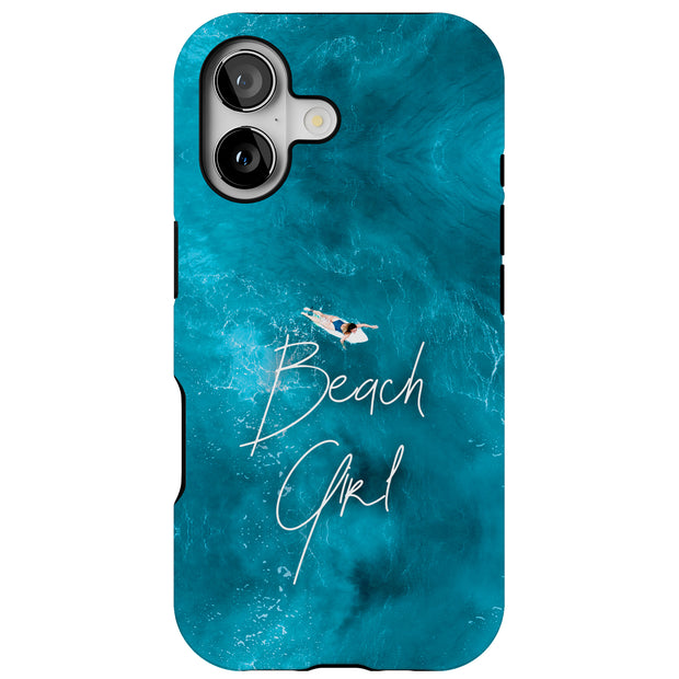 Sexy Beach Girl Tough Cases For Apple iPhone (17, 16, 15, 14, 13, 12, 11, X, SE, 8, 7/ Air, Plus, Pro, Max, Mini, XR, XS), Print in USA