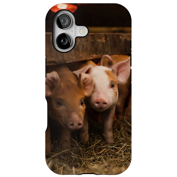 Shy Pig Tough Cases For Apple iPhone (17, 16, 15, 14, 13, 12, 11, X, SE, 8, 7/ Air, Plus, Pro, Max, Mini, XR, XS), Print in USA