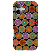 Mandala Art Tough Cases For Apple iPhone (17, 16, 15, 14, 13, 12, 11, X, SE, 8, 7/ Air, Plus, Pro, Max, Mini, XR, XS), Print in USA