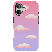 Pink Clouds Tough Cases For Apple iPhone (17, 16, 15, 14, 13, 12, 11, X, SE, 8, 7/ Air, Plus, Pro, Max, Mini, XR, XS), Print in USA