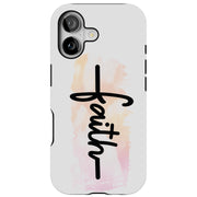 Faith Cross Tough Cases For Apple iPhone (17, 16, 15, 14, 13, 12, 11, X, SE, 8, 7/ Air, Plus, Pro, Max, Mini, XR, XS), Print in USA