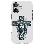 Christ Cross Tough Cases For Apple iPhone (17, 16, 15, 14, 13, 12, 11, X, SE, 8, 7/ Air, Plus, Pro, Max, Mini, XR, XS), Print in USA