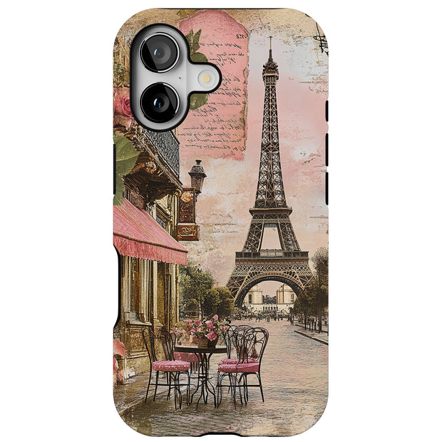 Paris Love 4 Tough Cases For Apple iPhone (17, 16, 15, 14, 13, 12, 11, X, SE, 8, 7/ Air, Plus, Pro, Max, Mini, XR, XS), Print in USA