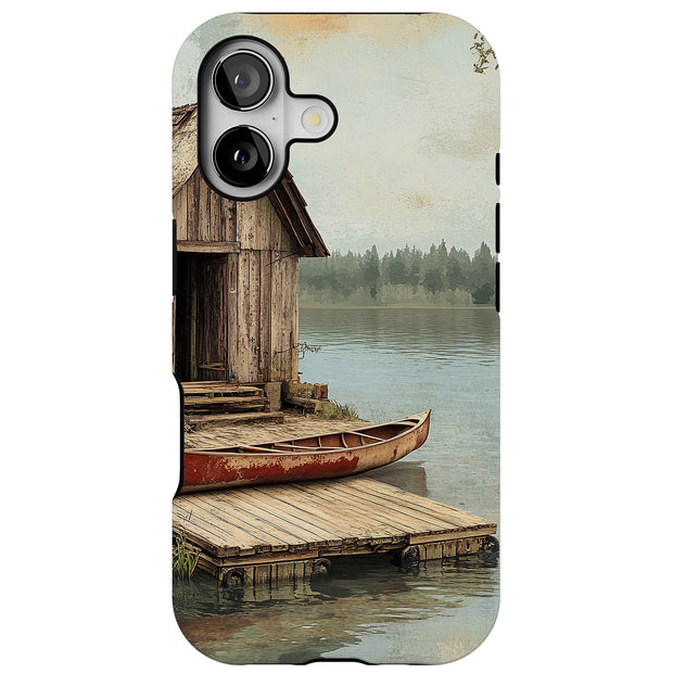 Old Boathouse 2 Tough Cases For Apple iPhone (17, 16, 15, 14, 13, 12, 11, X, SE, 8, 7/ Air, Plus, Pro, Max, Mini, XR, XS), Print in USA