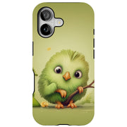 Kawaii Kiwi Tough Cases For Apple iPhone (17, 16, 15, 14, 13, 12, 11, X, SE, 8, 7/ Air, Plus, Pro, Max, Mini, XR, XS), Print in USA
