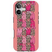 Leopard Mama 1 Tough Cases For Apple iPhone (17, 16, 15, 14, 13, 12, 11, X, SE, 8, 7/ Air, Plus, Pro, Max, Mini, XR, XS), Print in USA